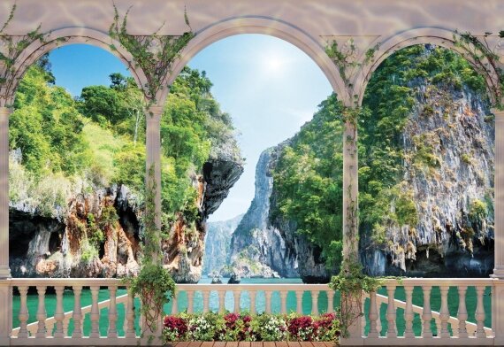 фотообои расширяющие пространство в интерьере